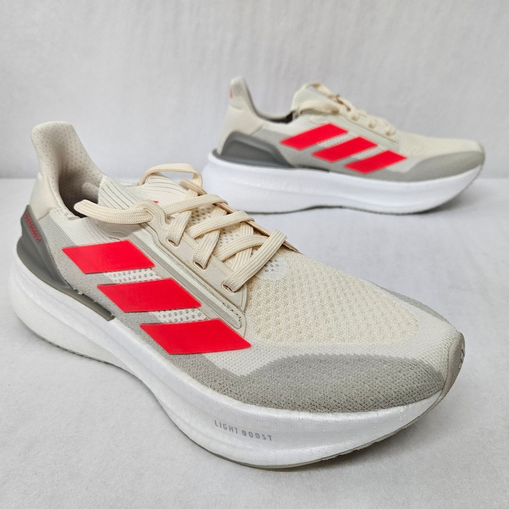 Adidas Ultraboost 5X W Running Shoes JH9021 Wonder White Red Women's‎ Size 7.5